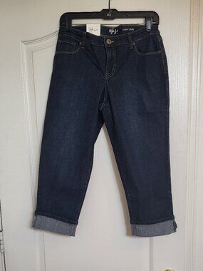 Style & Co petite curvy fit capri jeans